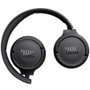 JBL Tune 525BT Auriculares Inalámbricos Bluetooth 5.3 con Micrófono, Sonido Pure Bass, 57h Batería, Plegables, Carga Rápida, Negro - JBLT525BTBLK